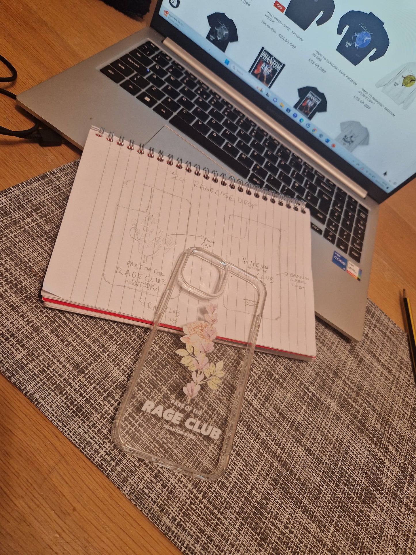 FLOWERS CLEAR CASE