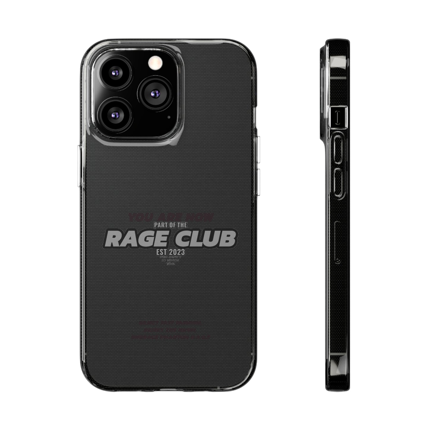 RAGE CLUB LABEL CLEAR CASE