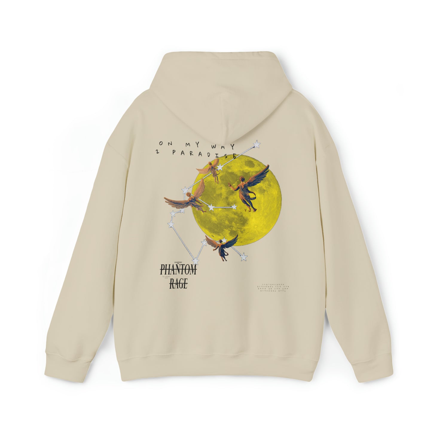 "OMW TO PARADISE" PREMIUM HOODIE LIGHT