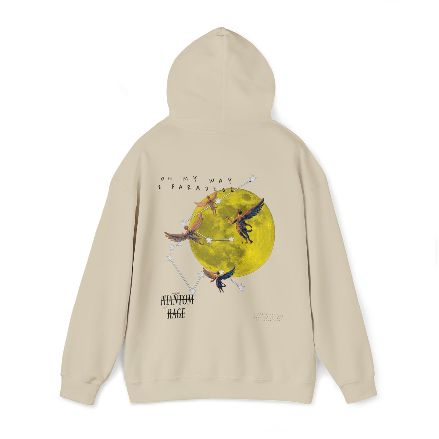 "OMW TO PARADISE" PREMIUM HOODIE LIGHT