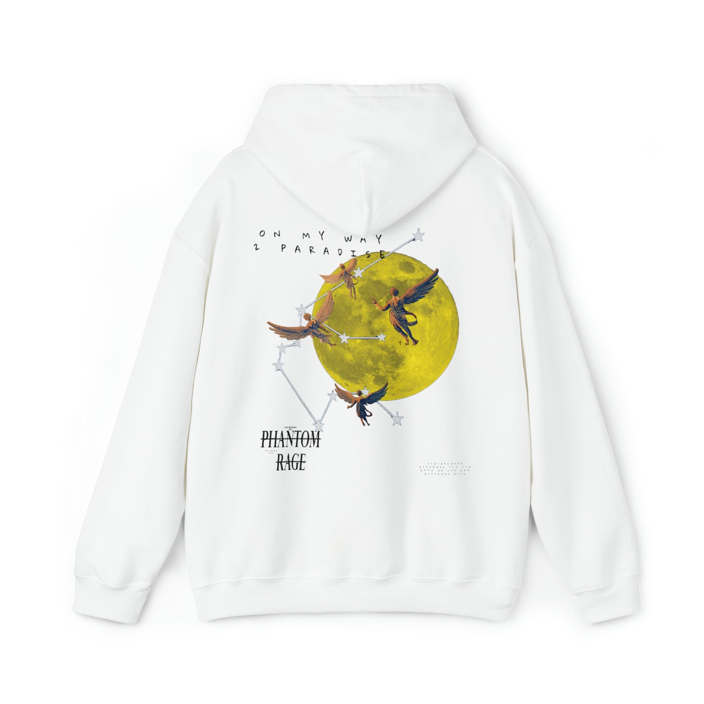 "OMW TO PARADISE" PREMIUM HOODIE LIGHT